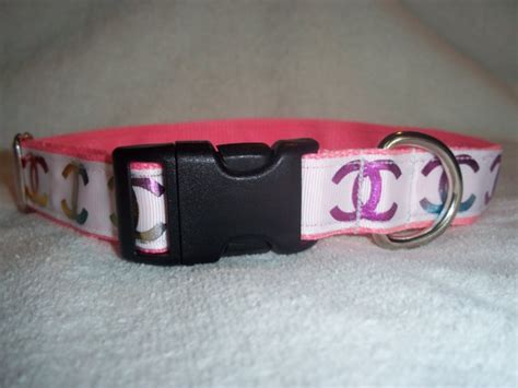 fake chanel cat collar|full chanel dog collar.